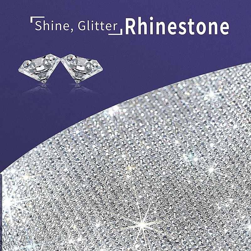 StarFire 1/2/4PCS Rhinestone Car Door Handle Stickers - Bling Car Accessories Crystal Glitter Door Handle Protector Stickers and Decals Scratch Safety Reflective Auto Sticker for Woman &amp Man3