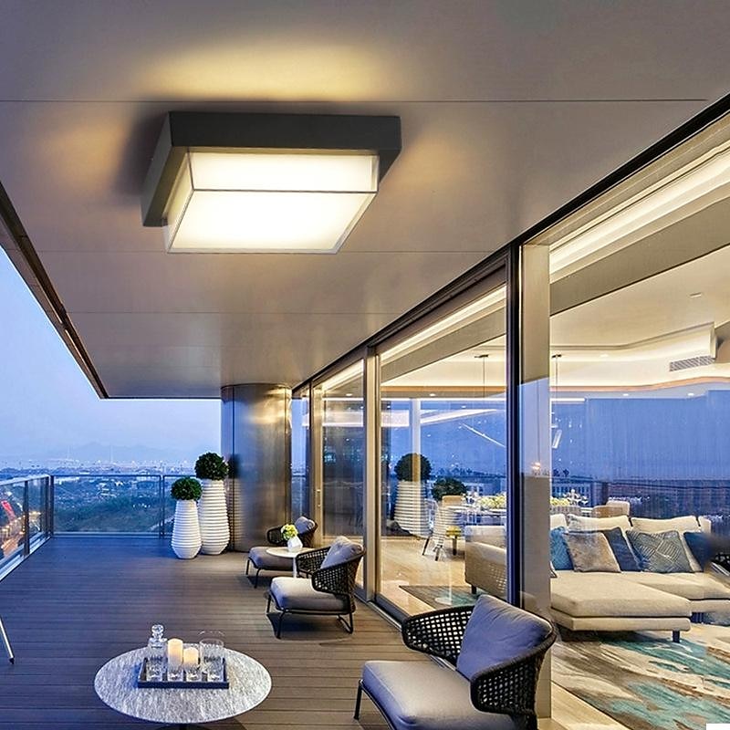 outdoor ceiling lamp waterproof and insect-proof balcony garden gazebo entrance door corridor aisle outdoor eaves ceiling lamp2