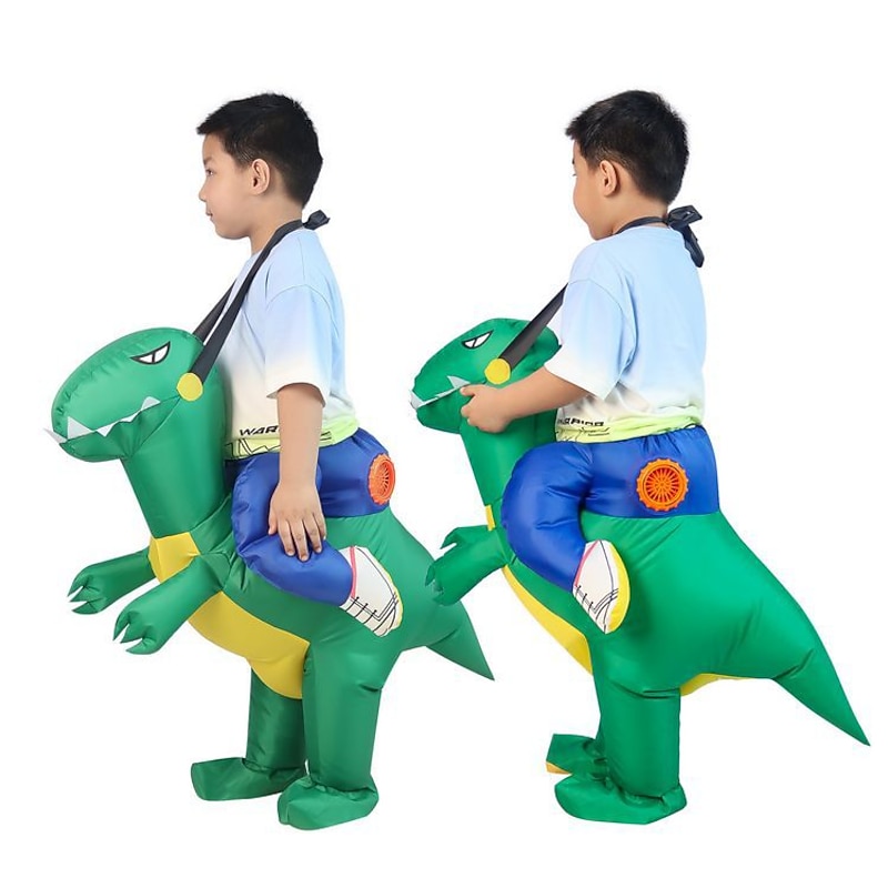 Inflatable Dinosaur Costume Blow Up Ride Dinosaur for Kid's Adults' for Halloween Carnival Party3