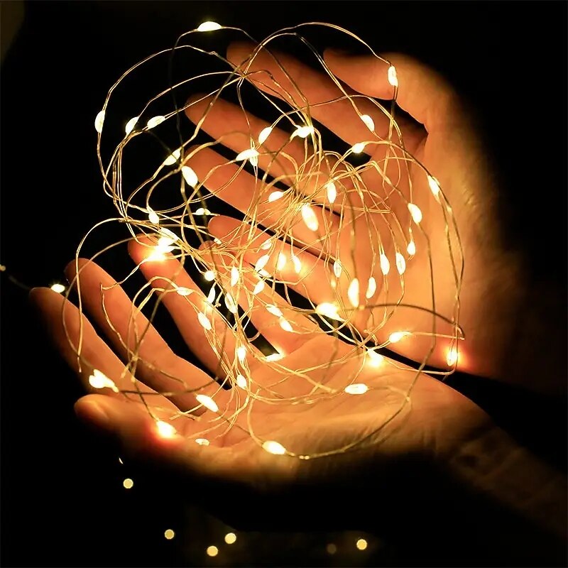 Mini Waterproof Fairy Lights Mini String Lights Waterproof Copper Wire Twinkle Firefly Lights For Christmas Decorations4