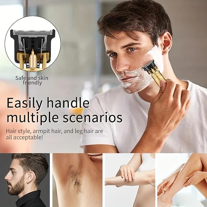 Vintage T9 Electric Hair Clipper Trimmer Cordless Hair Cutting Machine Professional Hair Barber Trimmer For Men Suitable For Father's Day Gift2