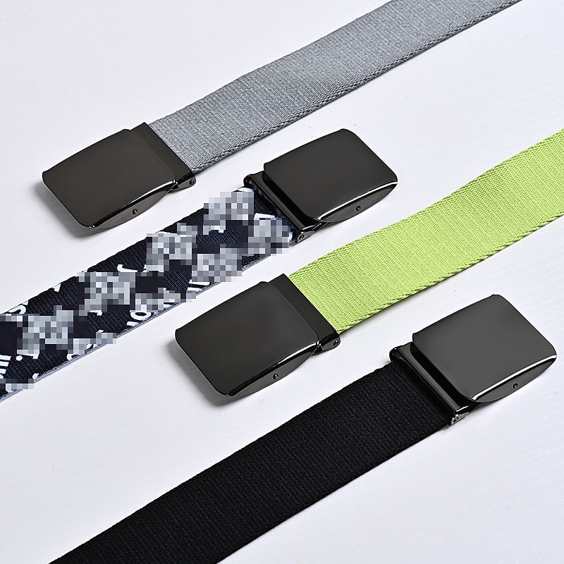 Men's Tactical Belt Canvas Belt Black White Canvas Plain Daily Wear Going out Weekend3