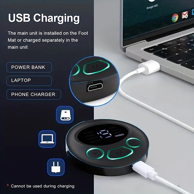 EMS Foot Massager Pad Portable Foldable Massage Mat Pulse Muscle Stimulation Improve Blood Circulation Relief Pain Relax Feet4