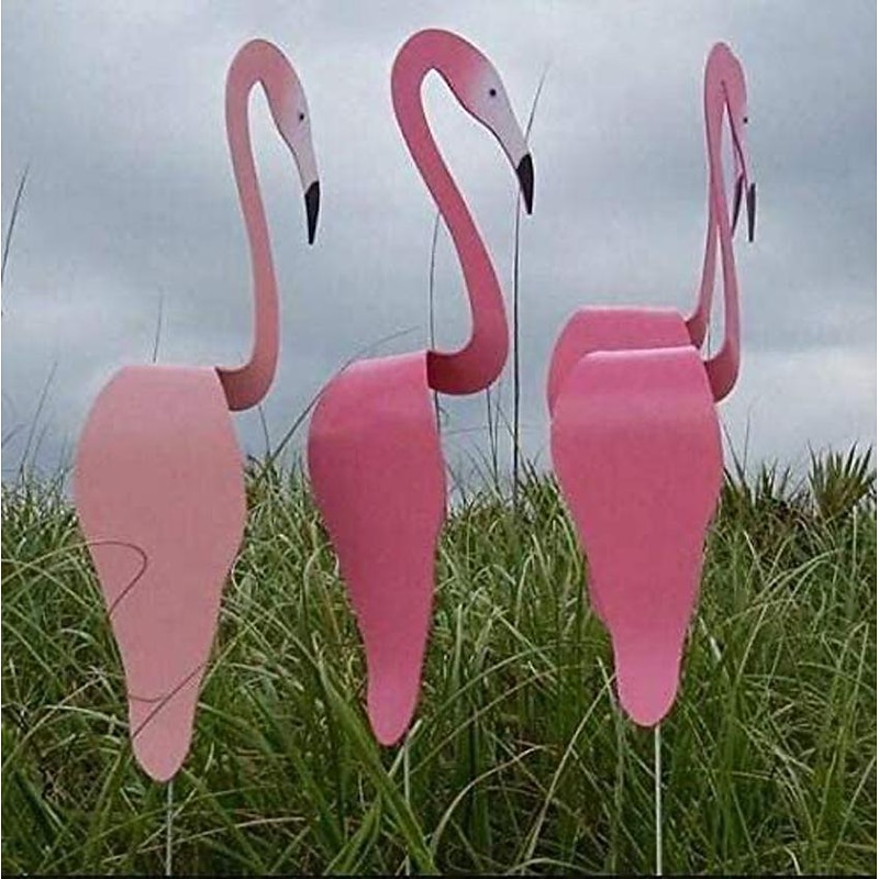 1pc Flamingo Yard Ornament, Swirl Bird-a Whimsical and Dynamic Bird That Spins with The Slight Garden Breeze, Flamingo Garden Yard Decor3