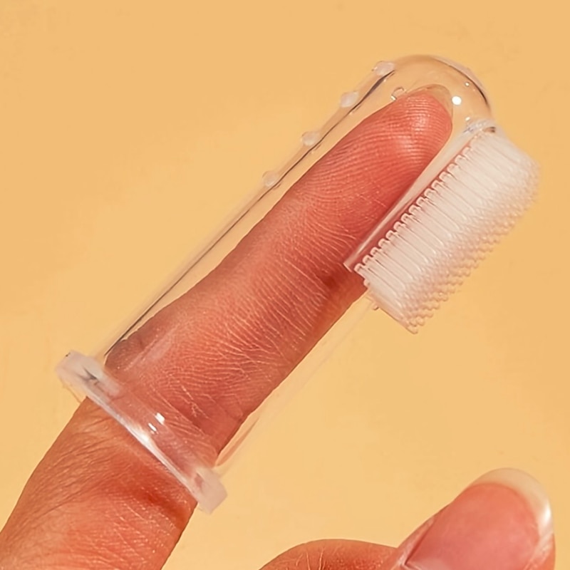 3pcs Finger Toothbrush For Dog & Cat Dog Fingertip Toothbrush Finger Brush For Pets Tooth Cleaning2