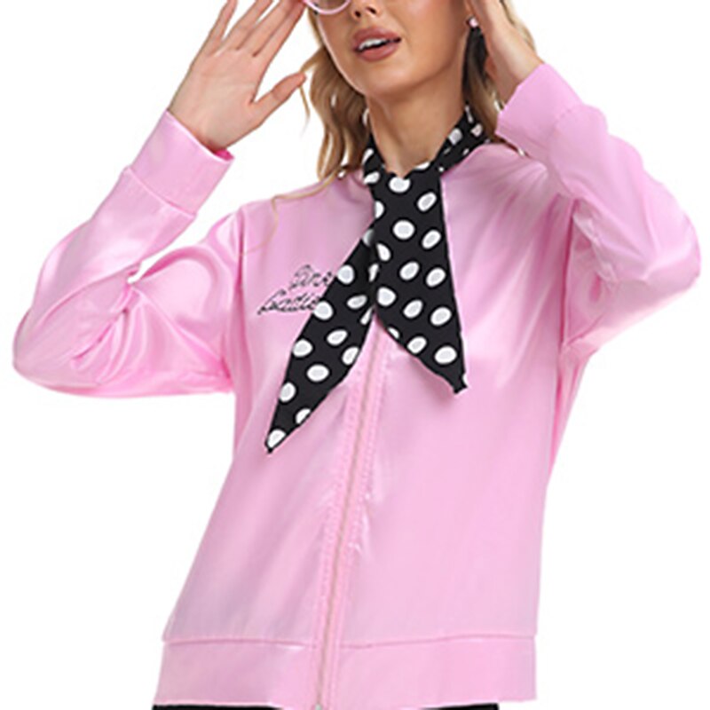 Retro Vintage 1950s Grease Outfits Cosplay Costume Outfits Cosplay Fancy Dress Women's Masquerade Party / Evening Bachelorette Party Adults' Top Headwear Spring & Summer4