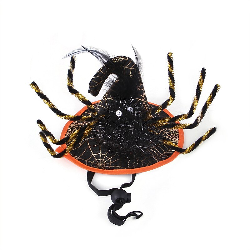 Dog Cat Bandanas & Hats Sunglasses Dog Birthday Bandana Hat Halloween Outfit Cosplay Funny Winter Soft Washable Comfortable Halloween Outdoor Halloween Casual Daily Dog Clothing for Bichon Frise2