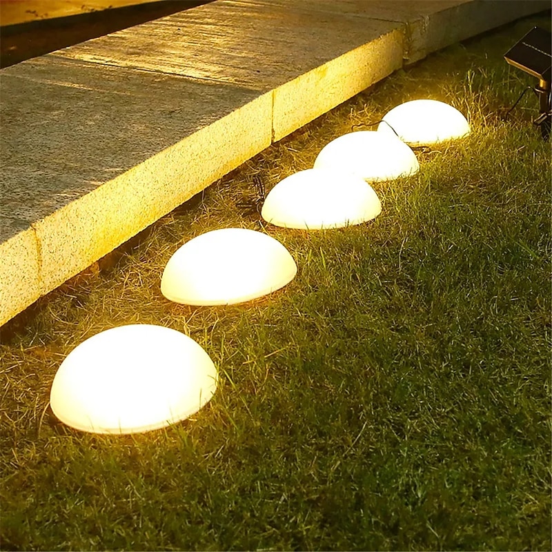 LED Solar Lawn 5-in-1 Led Solar Lights Hemisphere Solar Garden Yard Light Waterproof Outdoor for Pathway Villa Ground Landscape4