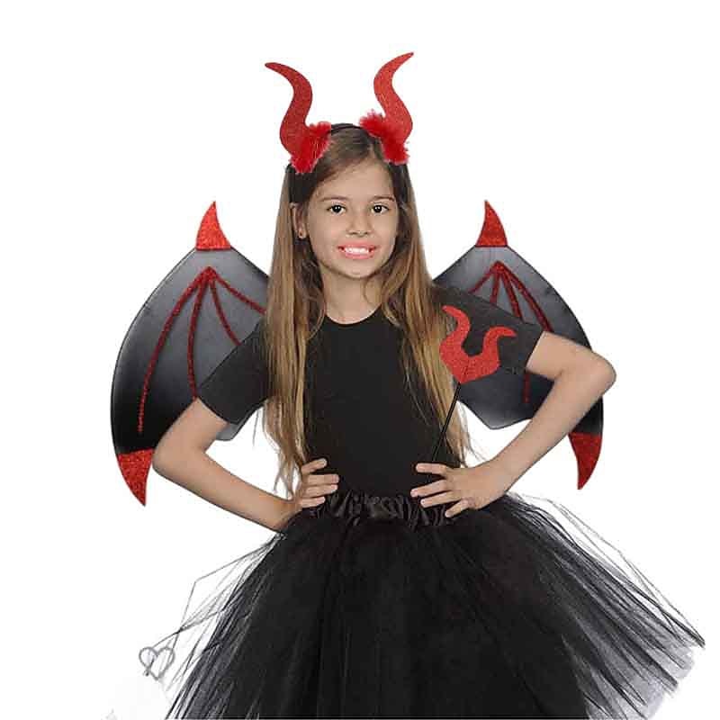 Halloween Witch Vampire Devil Halloween Props Headband Bat Wings Adults' Women's Dress Up Halloween Carnival Easy Carnival Costume for Walpurgis Night4
