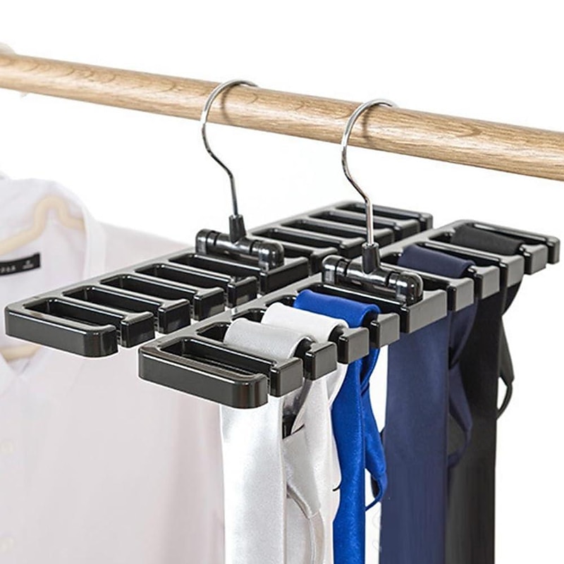 Belt Hanger for Closet, 10 Belts Rack Storage Organizer, Holder - Closet Tie Racks Hangers Sturdy for Men Women4
