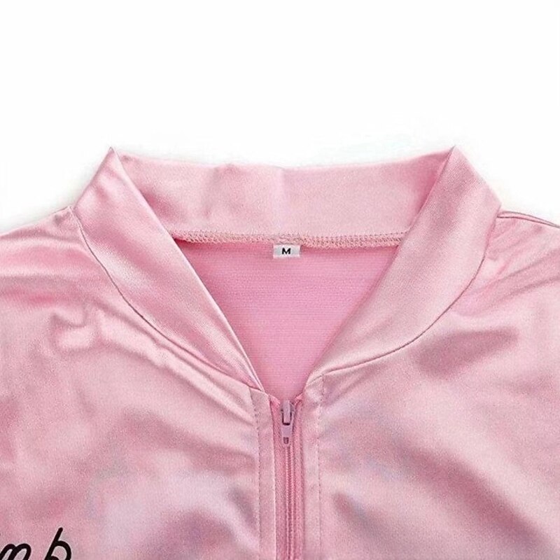 Retro Vintage 1950s Coat Cosplay Costume Grease Outfits Jacket Baseball Jacket Women's Costume Vintage Cosplay Performance Carnival Masquerade Long Sleeve Scarf Halloween4