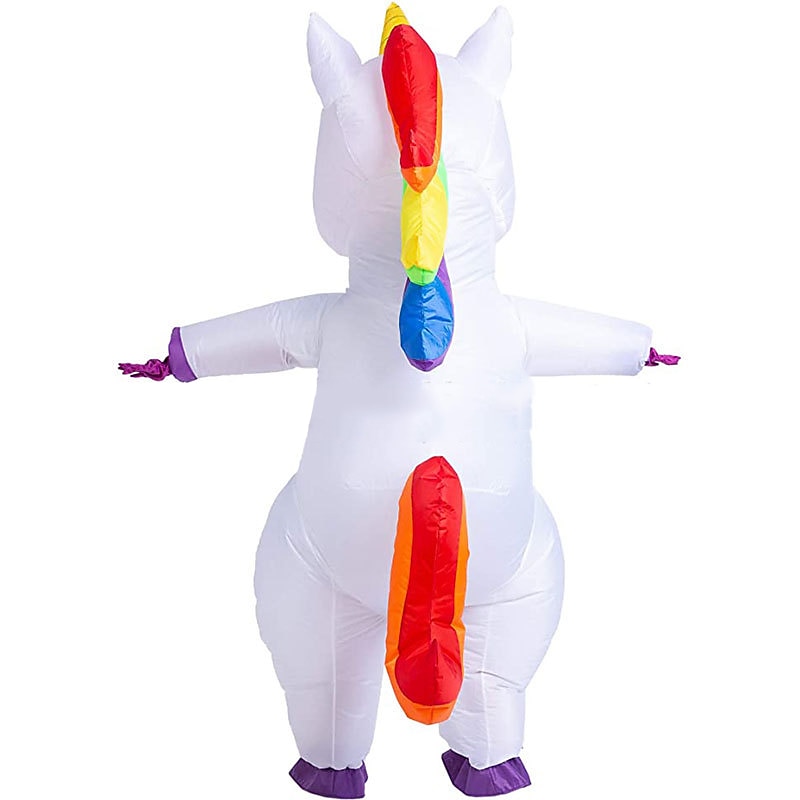 Animal Unicorn Halloween Cosplay Costume Party Costume Inflatable Costume Carnival Costume One Piece Adults' Men's Women's Carnival Masquerade Mardi Gras Performance Party Easy Halloween Costumes3