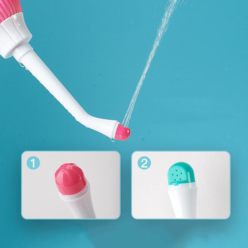 450ml Protable Bidet Sprayer for Toilet with 2 Detachable Nozzle & Head, Handheld Personal Bidet Shattaf Cleaning Personal Hygiene Washing3