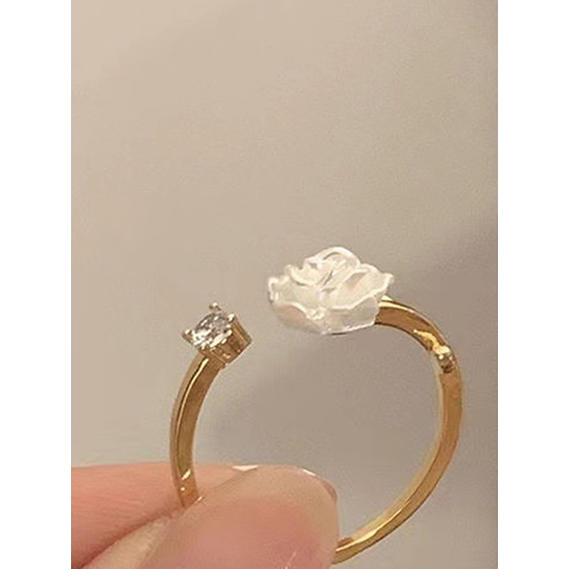 Women's Rings Fashion Outdoor Floral Ring3