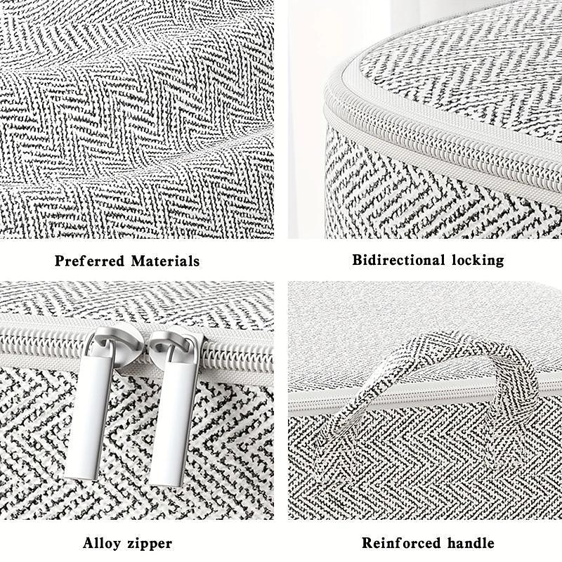 Zipper Storage Bag Clothes Quilt Large Capacity Storage Bag Moving Living Room Bedroom Quilt Finishing Storage Basket2