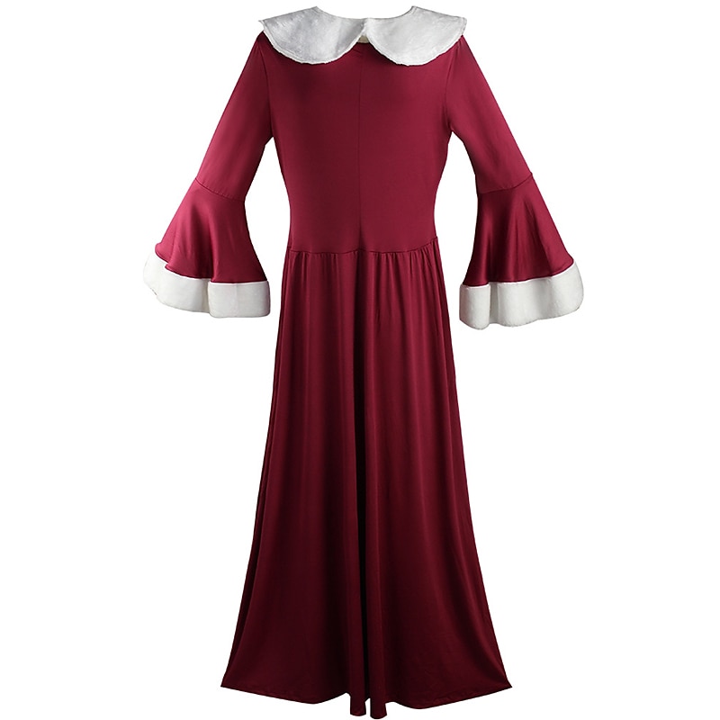 Couples King Queen Couples' Costumes Men's Women's Movie Cosplay Cosplay Red Coat Top Dress Carnival Masquerade4