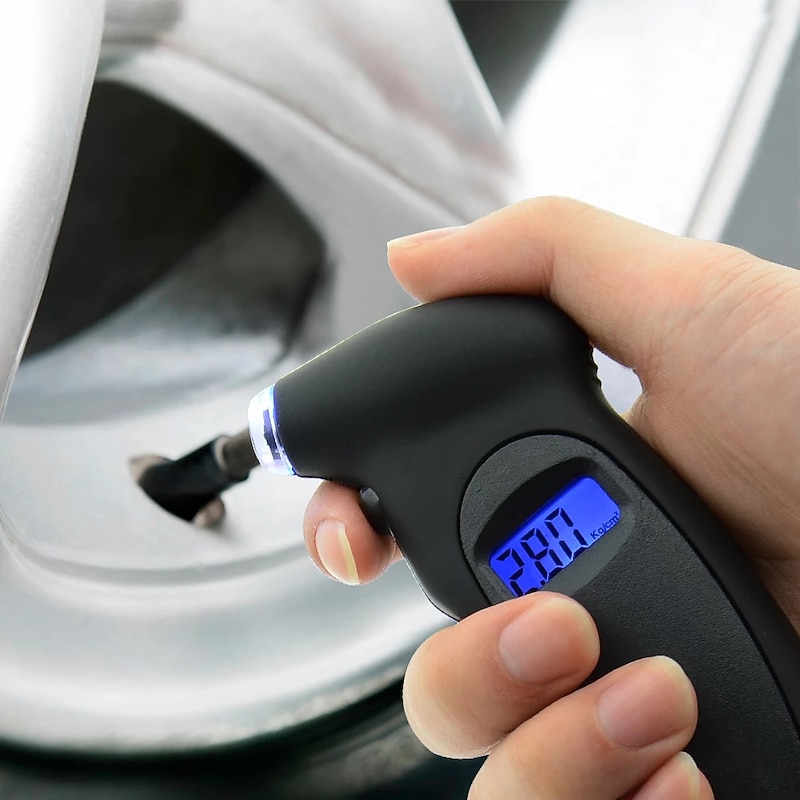 Car Tire Pressure Gauge Backlight High-precision Digital Tire Pressure Monitoring Car Tyre Air Pressure Gauge Meter LCD Display