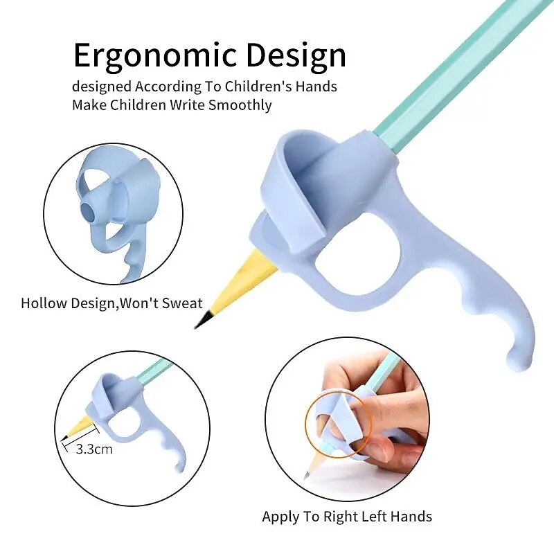 4pcs Pencil Grips For Kids Handwriting School SuppliesPainting Drawing & Art Supplies3