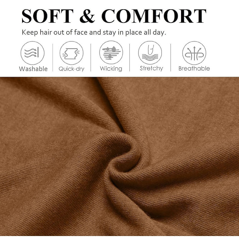 Boho Headbands fo Women Turban Head Bands for Women's Hair Elastic Hair Bands for Short Hair Workout Yoga Twist Head Wrap for Girls Cute Fashion Summer Hair Accessories2