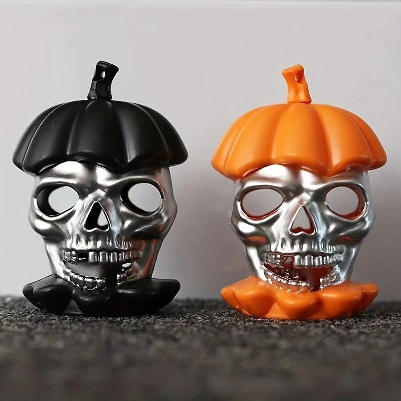 Halloween Decorations  Candle Lights Ghost Festival Props Horror Led Skull Pumpkin Lights Luminous Ornament