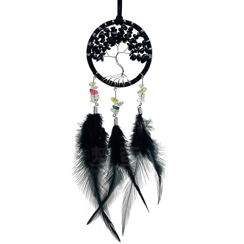 Dream Catcher Handmade Gift Wall Hanging Car Hanging Decor Art Ornament Craft Feather For Kids Bedroom Wedding Festival3