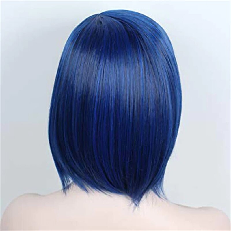 Coraline Movie Blue Cosplay Wig Halloween Wigs4