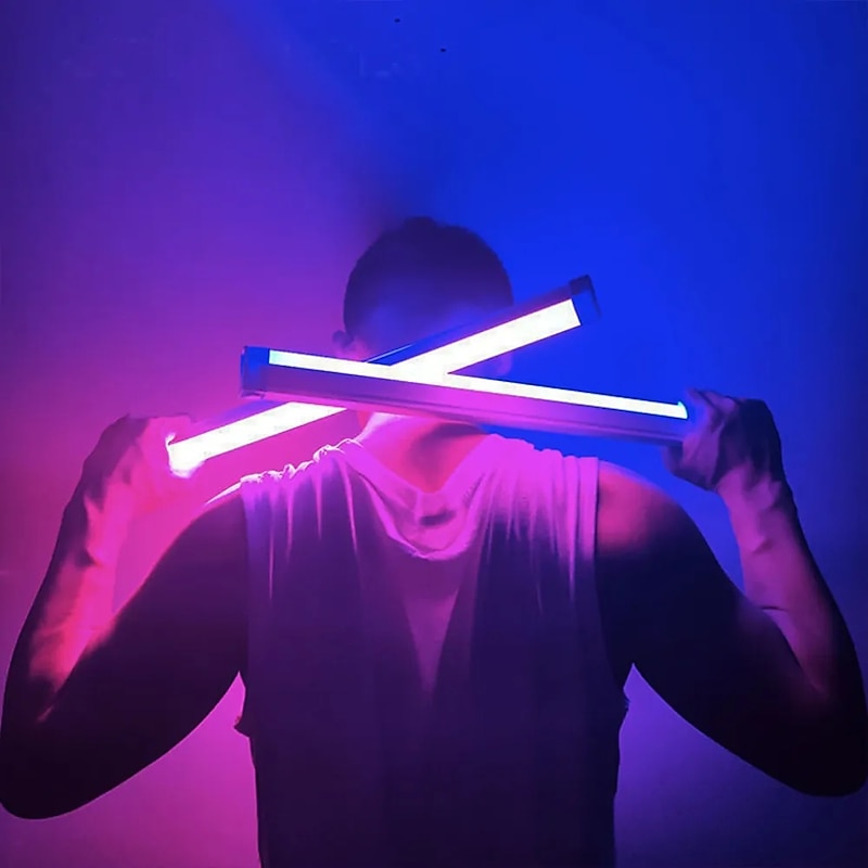 32/52CM strip atmosphere light USB rechargeable LED night light bedroom decoration light blue light purple light live broadcast atmosphere light background light2