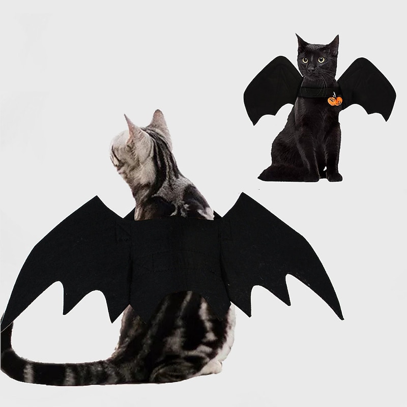Dog Costume for Halloween, Carnival Halloween Creative Cat Dog Bat Wing Transformed Clothing