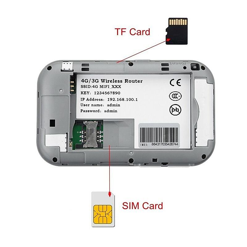 150Mbps Portable Mini 4G LTE WIFI Router Mobile Hotspot Modem Broadband4