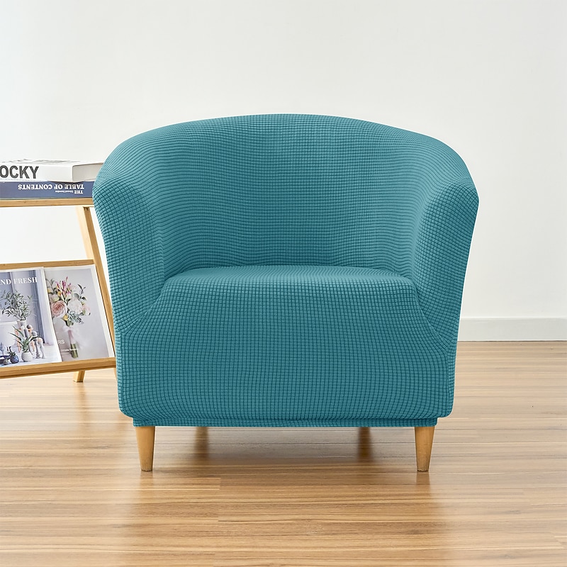 Club Chair Cover Barrel Chair Slipcover Burgundy Stretch Tub Chair Slipcover, Arm Chair Sofa Cover For Dogs Pet, Washable Couch Furniture Protector Soft Durable3