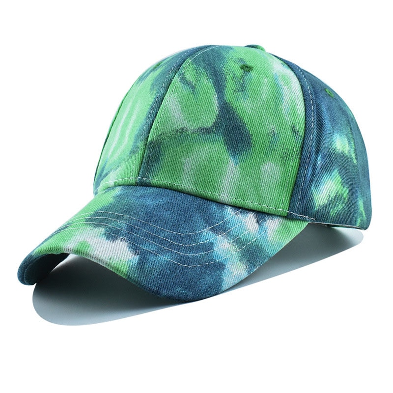 Unisex Baseball Cap Sun Hat White Yellow Polyester Print Travel Beach Outdoor Vacation Tie Dye Adjustable Fashion Eye Protection3