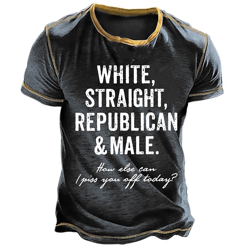 Men's Sarcasm Graphic Letter T shirt Short Sleeve T shirt 3D Print Crew Neck Shirt Vintage Fashion Designer Outdoor Daily Sports Black Navy Blue Green Spring & Summer Clothing Apparel S M L XL 2XL 3XL3