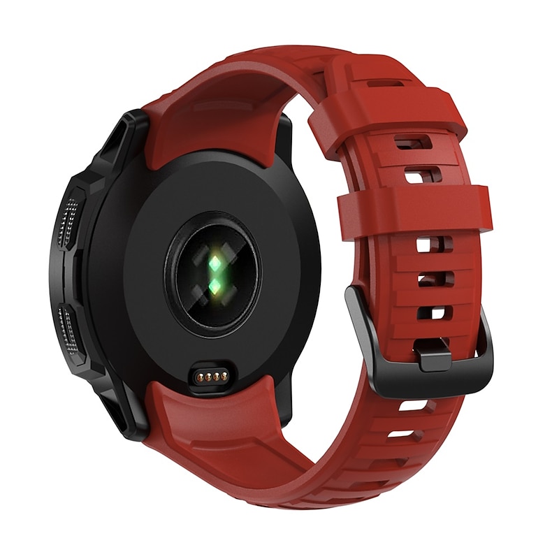 Watch Band for Garmin Instinct 2X Soft Silicone Replacement  Strap Elastic Adjustable Breathable Sport Band Wristband2