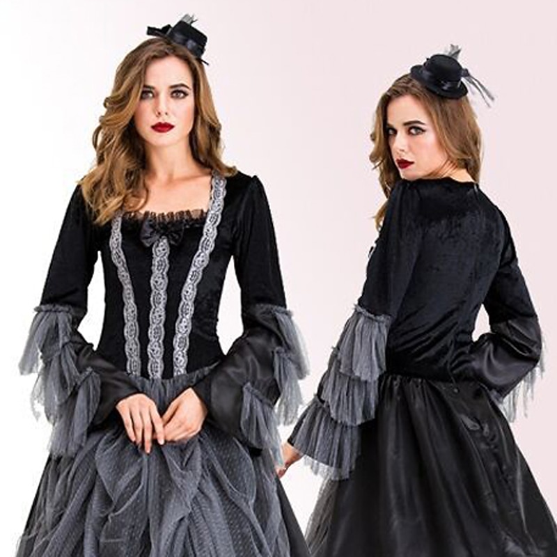 Vampire Halloween Cosplay Costume Party Costume Masquerade Outfits Adults' Women's Masquerade Mardi Gras Performance Party Halloween Easy Halloween Costumes Dress Up2