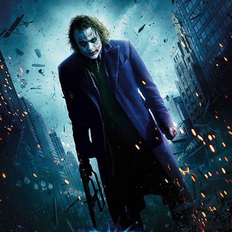 The Dark Knight Clown Cosplay Costume Outfits Cosplay Movie Cosplay for Men's Adults' Carnival Masquerade2