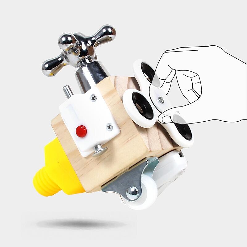 Montessori Busy House Early Education Multi-Functional Hexahedron Unlock Busy Board Teaching Aids Baby Educational Small Toys Go to School Holiday Gifts for Kids3