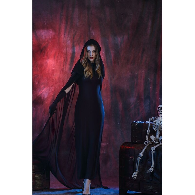 Witch Devil Halloween Cosplay Costume Party Costume Masquerade Walpurgis Night Outfits Cosplay Adults' Women's Halloween Masquerade Performance Party Halloween Easy Halloween Costumes Dress Up4