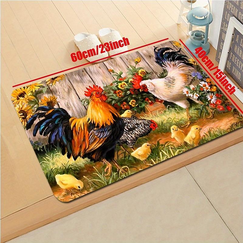 Sunflower Farmhouse Kitchen Rugs Anti Slip Door Mats for Kitchen Floor Kitchen Rugs and Mats Non Skid Waterproof Kitchen Runner Comfort Standing Mat4