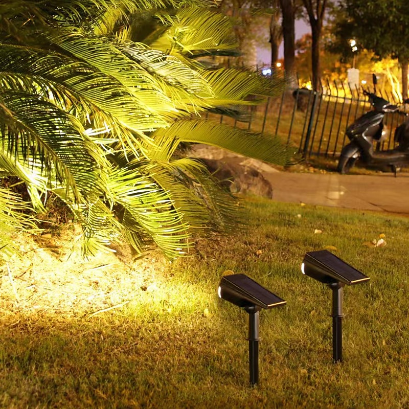 Solar Outdoor Pathway Spot Lights - 7LED Waterproof Garden Landscape Lamp, Solar Spotlight for Garden & Tree Decoration2