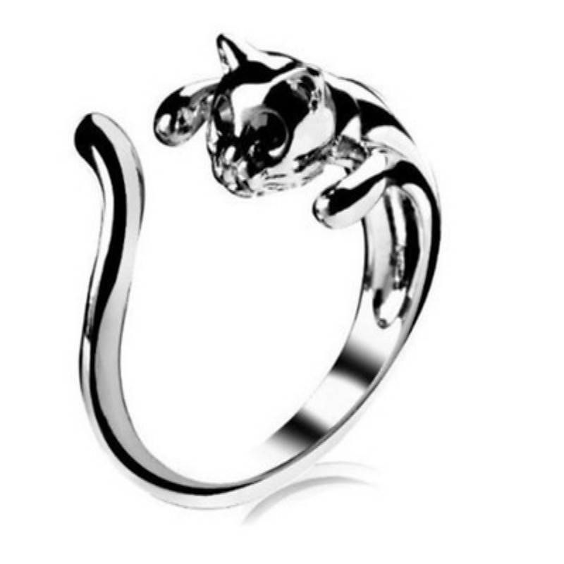 1PC Adjustable Ring For Women's Gift Daily Date Alloy Retro Animal2