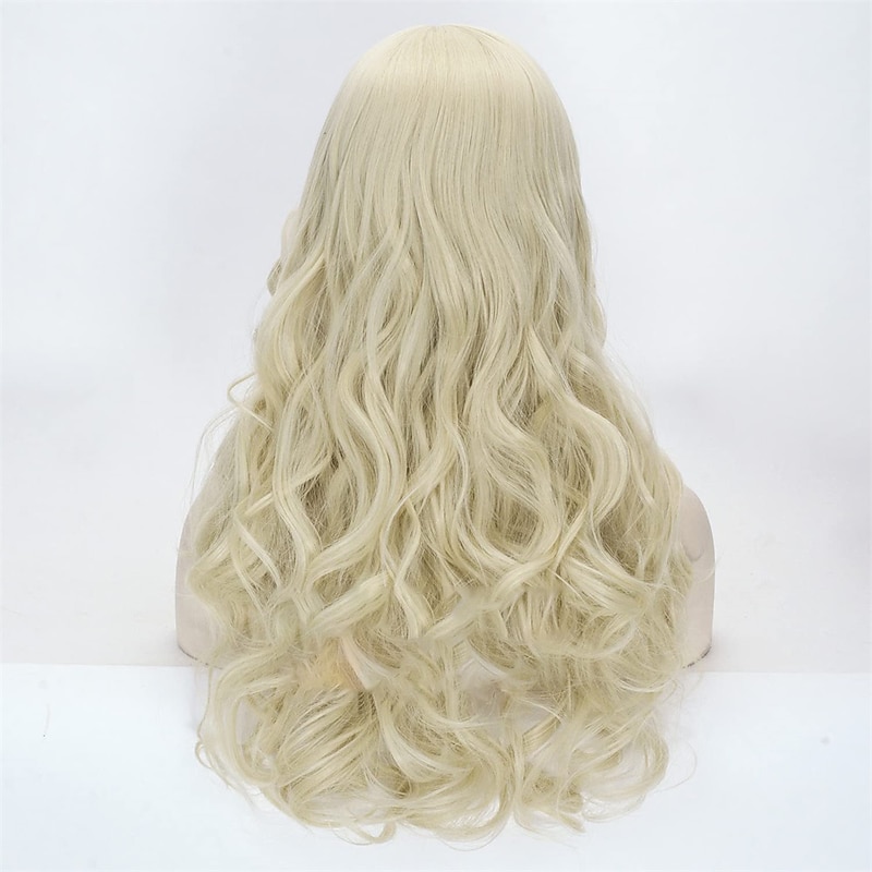70s Wigs For Women Big Blonde Vintage Wig 80s Disco Wig Feathered Sides Big Wavy Curly Costume Wig For Women Halloween Wigs3