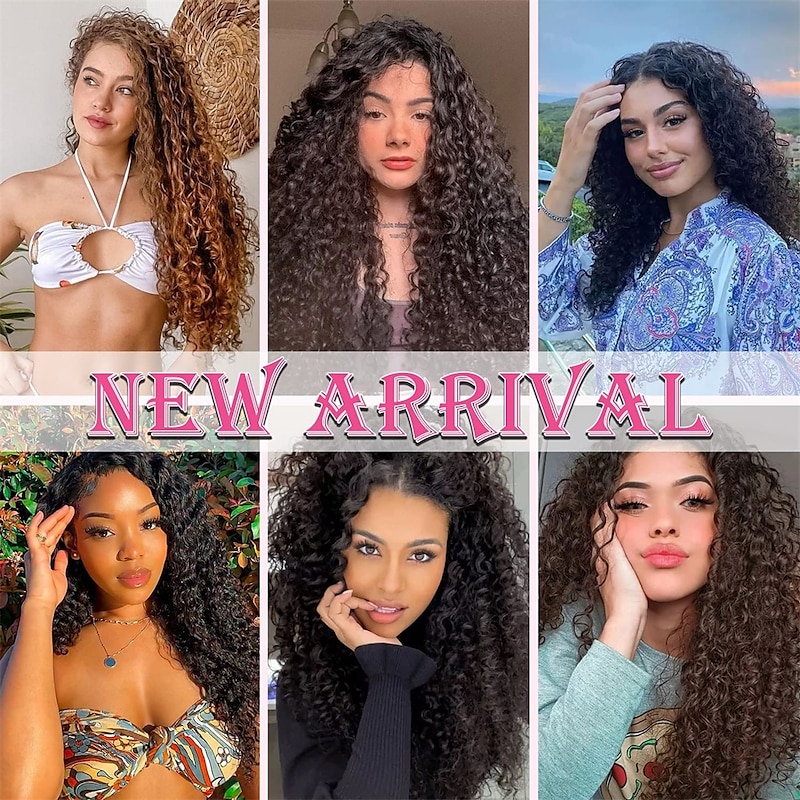 8 Inch Short Curly Crochet Hair for Black Women Beach Curl Water Wave Curly Crochet Braids Hair Deep Wave Synthetic Braiding Hair Extensions4