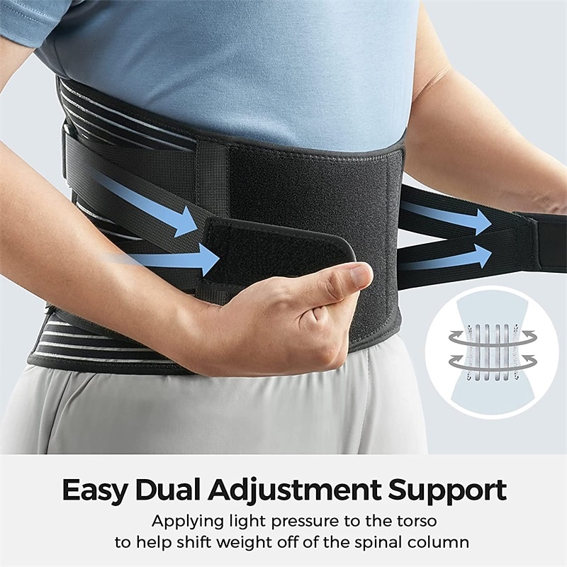 Double Pull Back Lumbar Support Belt Waist Orthopedic Brace Men Women Corset Spine Decompression Waist Trainer Pain Relief4
