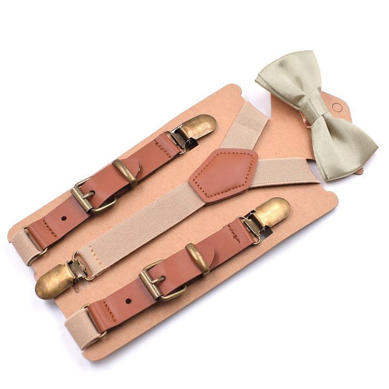 Retro Vintage Roaring 20s 1920s Suspenders The Great Gatsby Bow Fancy Dress Men's Masquerade Party Bachelorette Party Adults' Bow Suspenders All Seasons