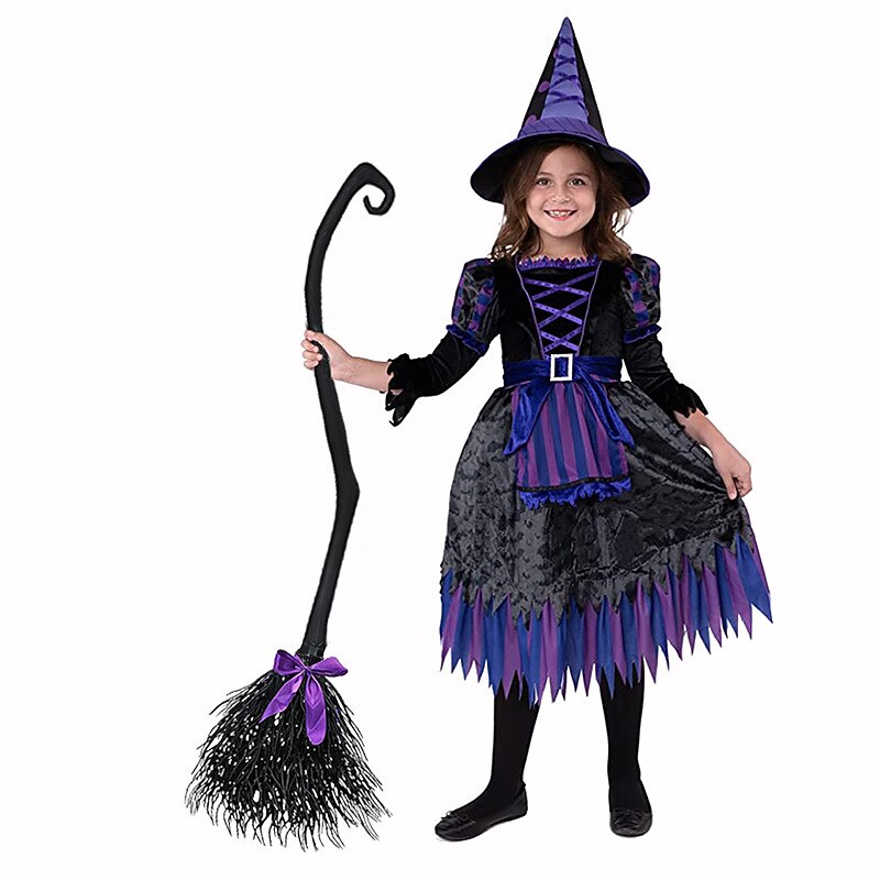 Witch Hat Halloween Props Teen Adults' Women's Girls' Halloween Halloween Mardi Gras Easy Carnival Costume for Walpurgis Night2