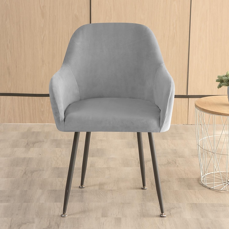 Velvet Stretch Wingback Chair Cover Burgundy Slipcover Wing Chair Cover,Reusable Protector Cover for Dining Room Home DecorWashable2