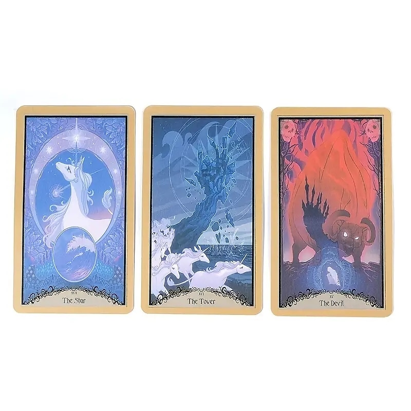 The Last Unicorn Tarot Board Game Divination Card4