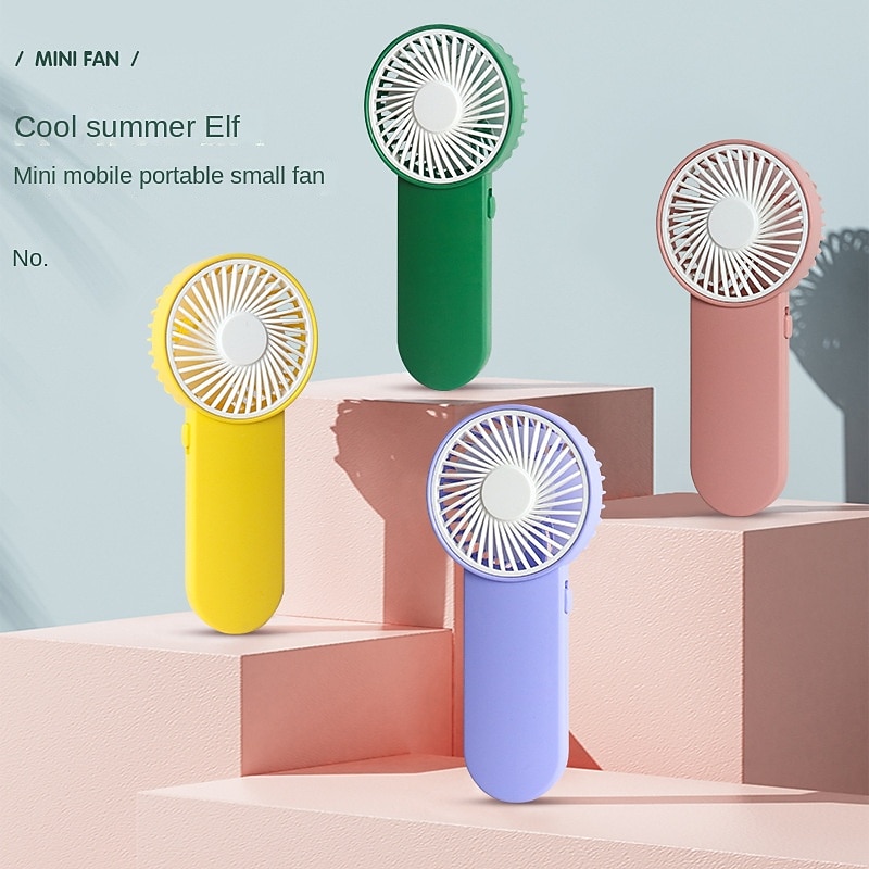 Portable Handheld Mini Fan – Pocket-Sized USB Rechargeable Cooling Fan for Home, Office, or Outdoor Use