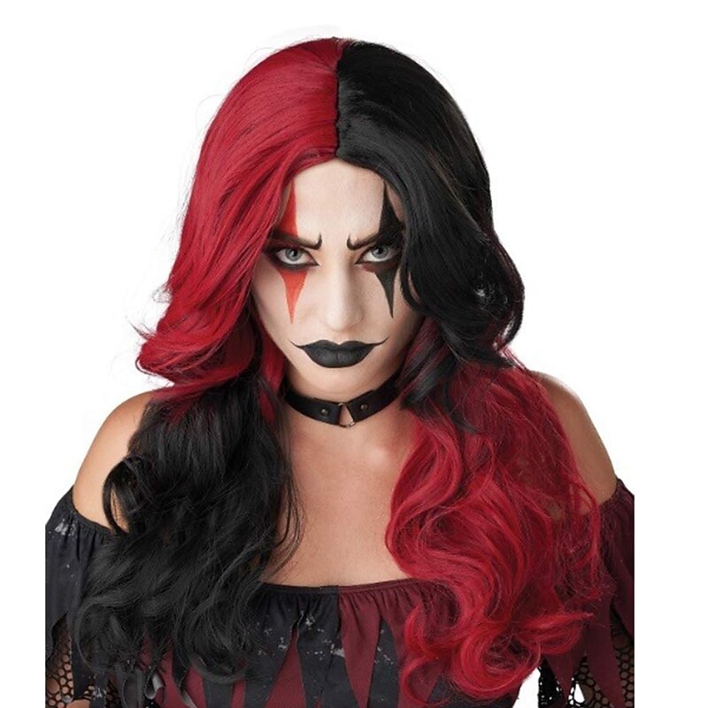 Psycho Jester Wig Halloween Cosplay Party Wigs