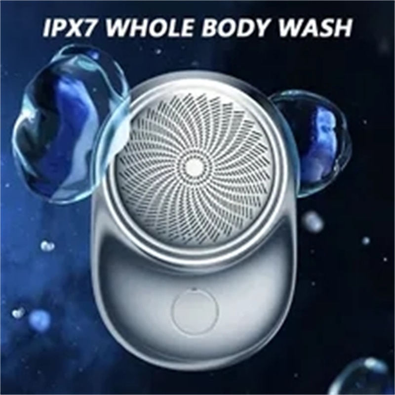 2023 New Powerful Storm Shaver for Men Mini Portable Electric Travel Shaver Rechargeable Wet and Dry Use Face Beard Razor3